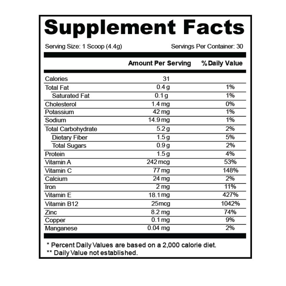 supplement facts