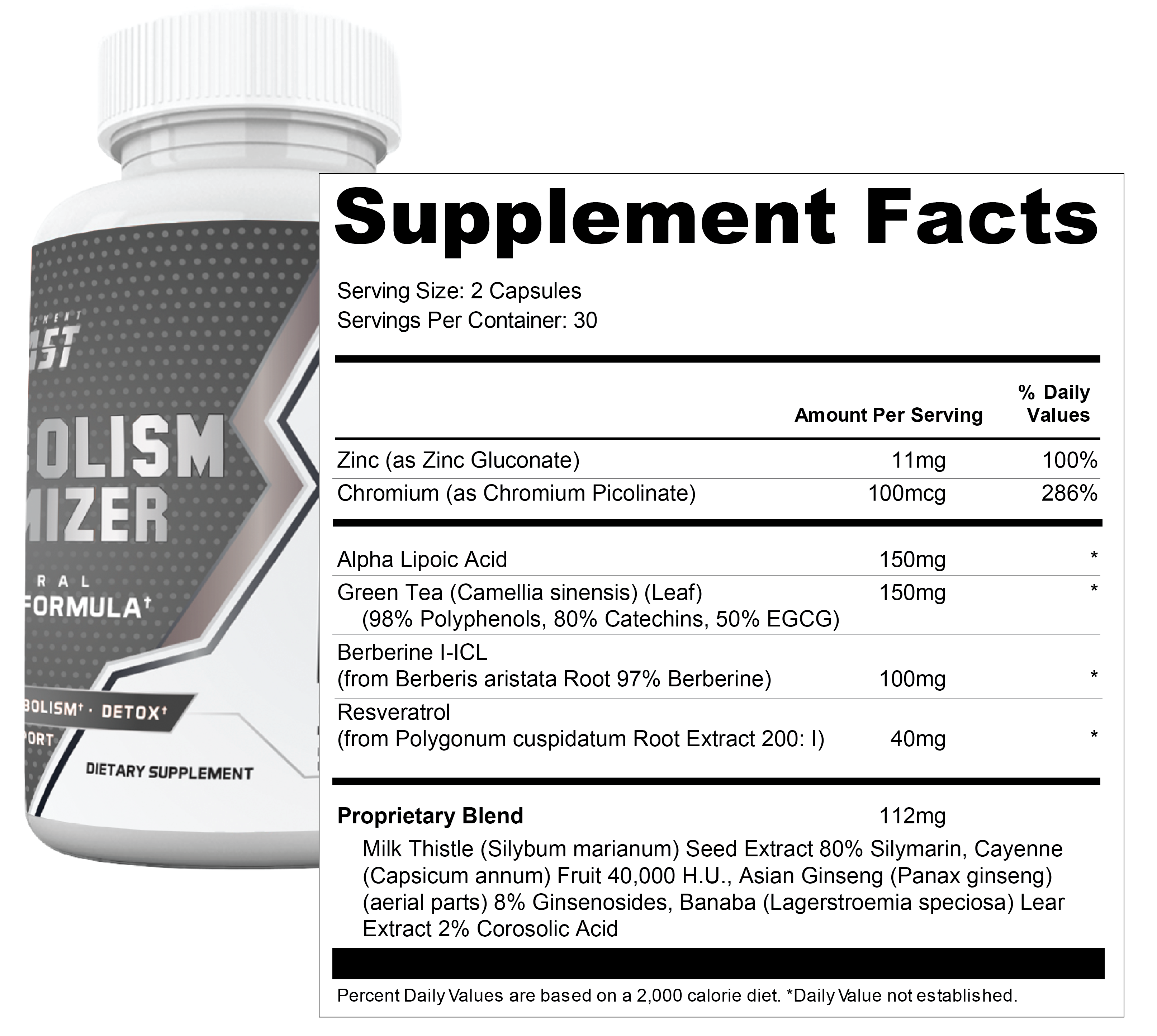 supplement facts