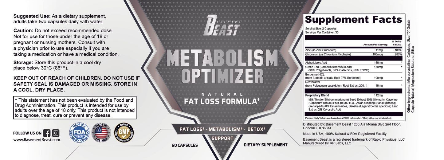 Metabolism Optimizer